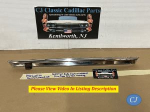 OEM 1969 1970 Cadillac Deville Calais 2 Door RIGHT DOOR WINDSHIELD PILLAR DRIP RAIL MOLDING #8717003